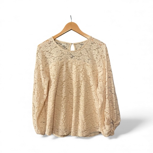 Maurices Cream Lace Top - Picture 3 of 3